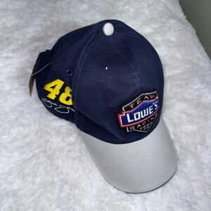 Racing Champions NASCAR Hat Mens OSFM Navy Blue NWT Jimmie Johnson Lowes 48 Cap